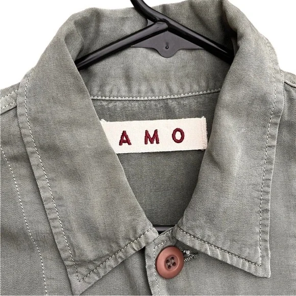 EUC AMO Tiered Ruffle Back Army Shirt Jacket
Size Small - Picture 7 of 7